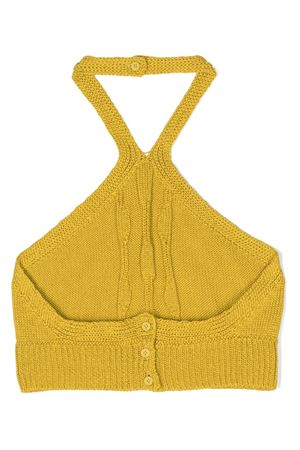 yellow cotton top ERMANNO SCERVINO KIDS | SFMA013CFL0092000